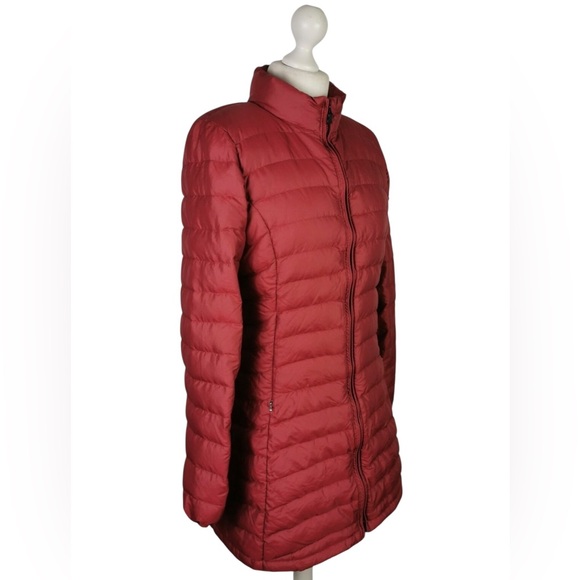 Patagonia Women's Long Full Zip Crewneck Fiona Down Parka Puffer Jacket Coat - Picture 5 of 10